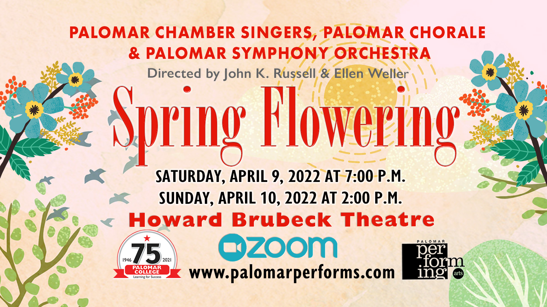 Spring Flower Choral SP21 WEB BANNER Spring Flowering