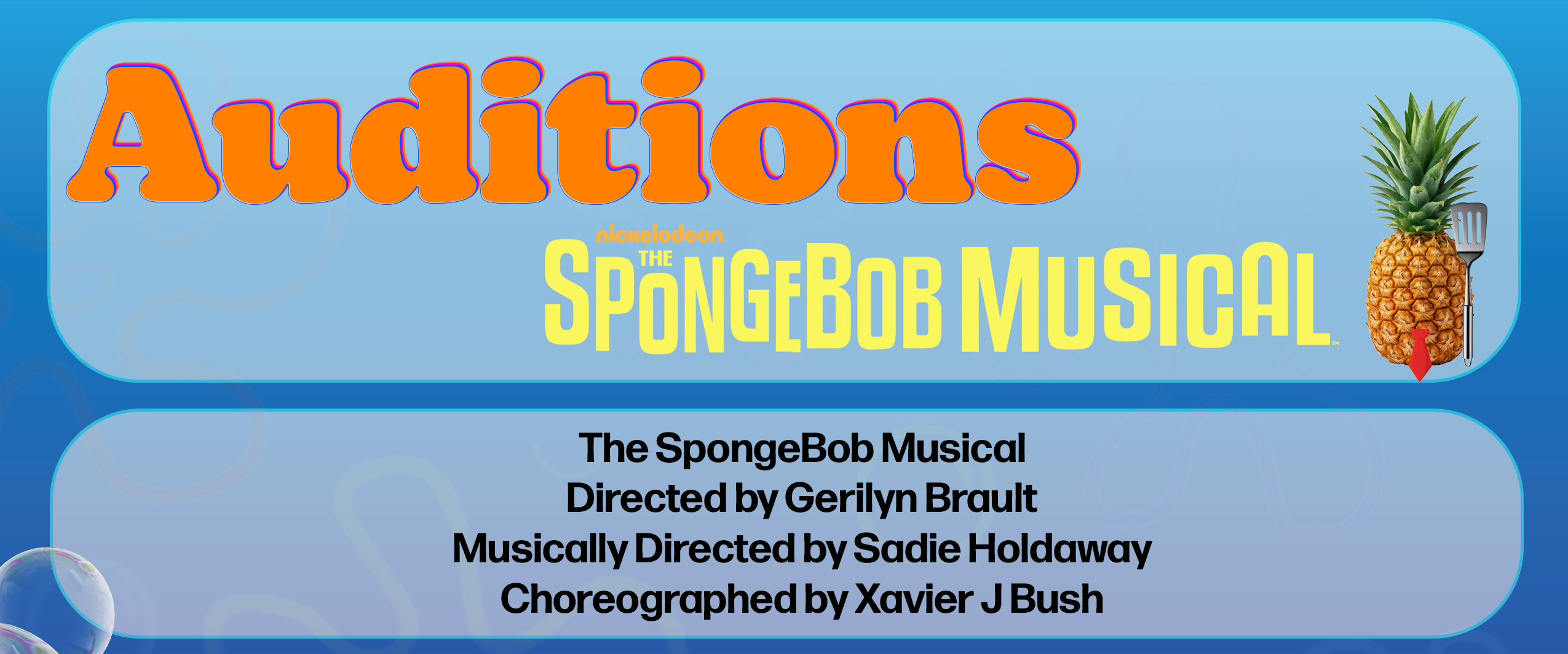 The SpongeBob Musical Auditions