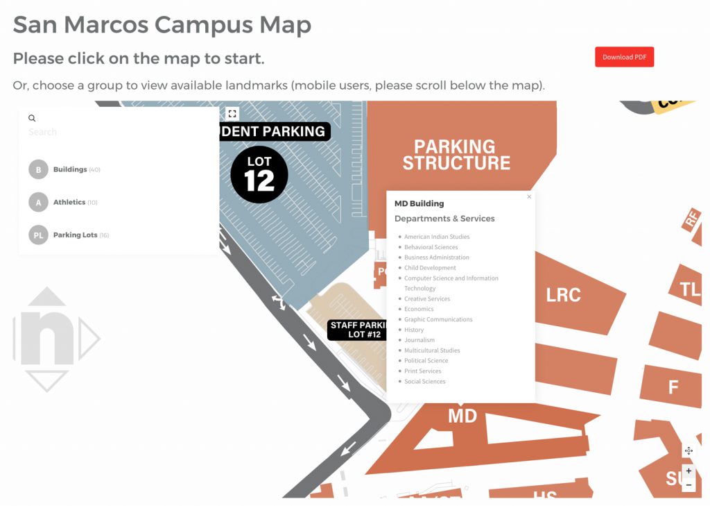 Palomar College Campus Map Introducing The Interactive San Marcos Campus Map – Public Affairs Office