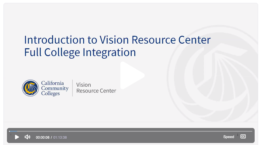 Vision Resource Center Integration Demo
