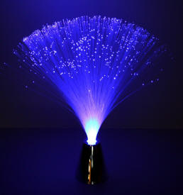 Rotating Fiber Optic Lamp