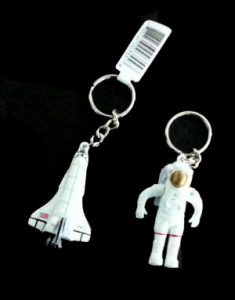 Space Shuttle & Astronaut Keychains