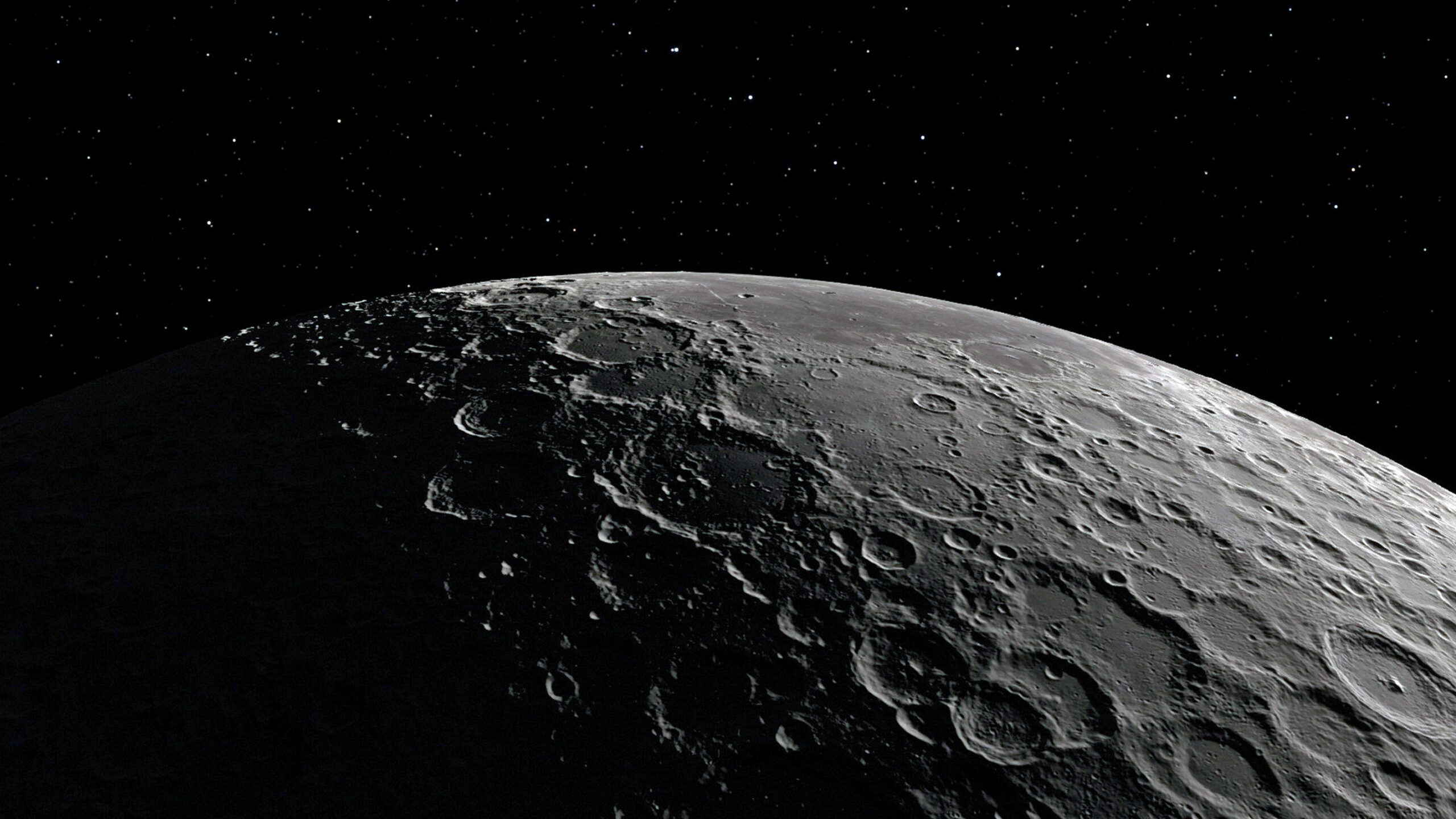 3d illustration of the Moon. Elements of this image furnished by NASA