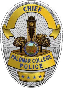 Chief Palomar College Police Badge