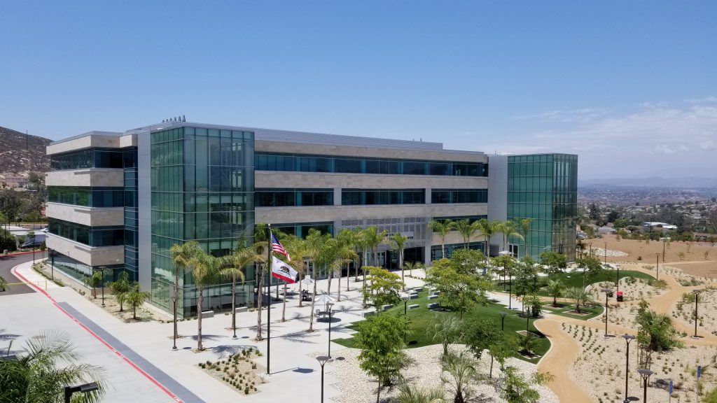 External view of the Rancho Bernardo Education Center 