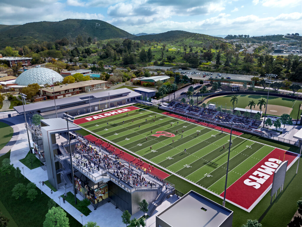 Athletics Fieldhouse Football Render