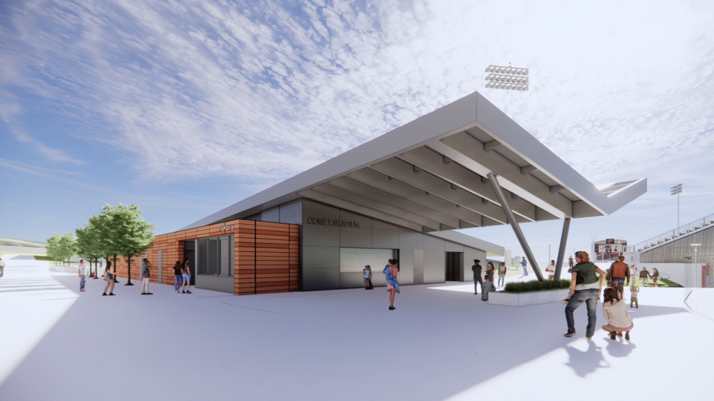 Athletics Fieldhouse Rendering