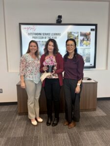 Professor Gina Wilson, Professor Sheri Cully, and Dr. Angela Kong