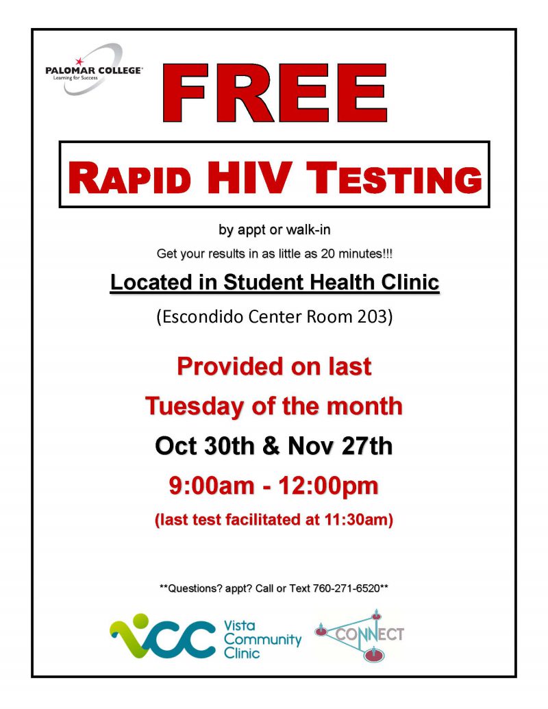 Free HIV Testing in Escondido
