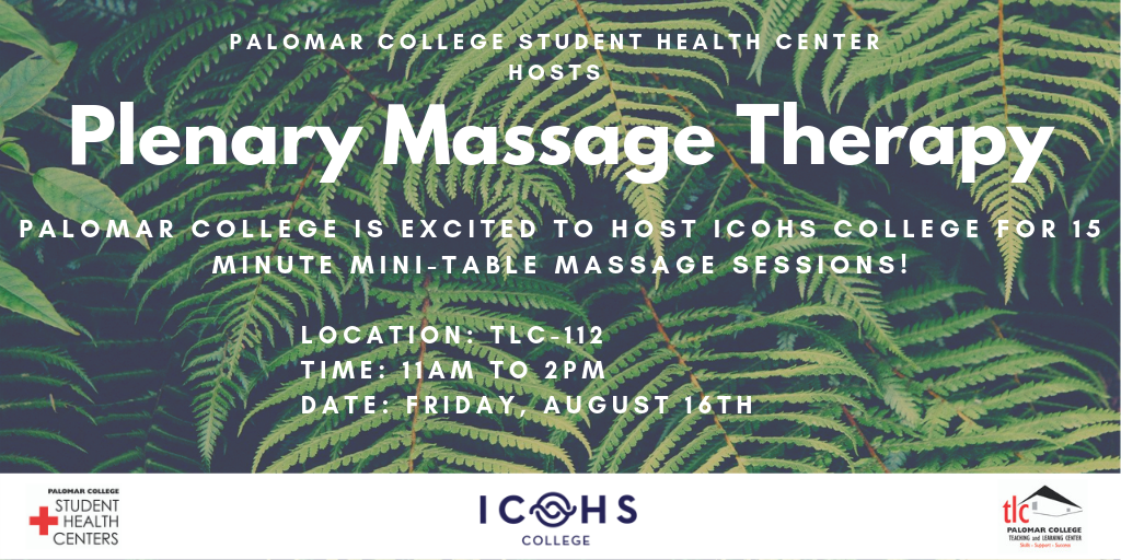 Plenary Massage Therapy 2019