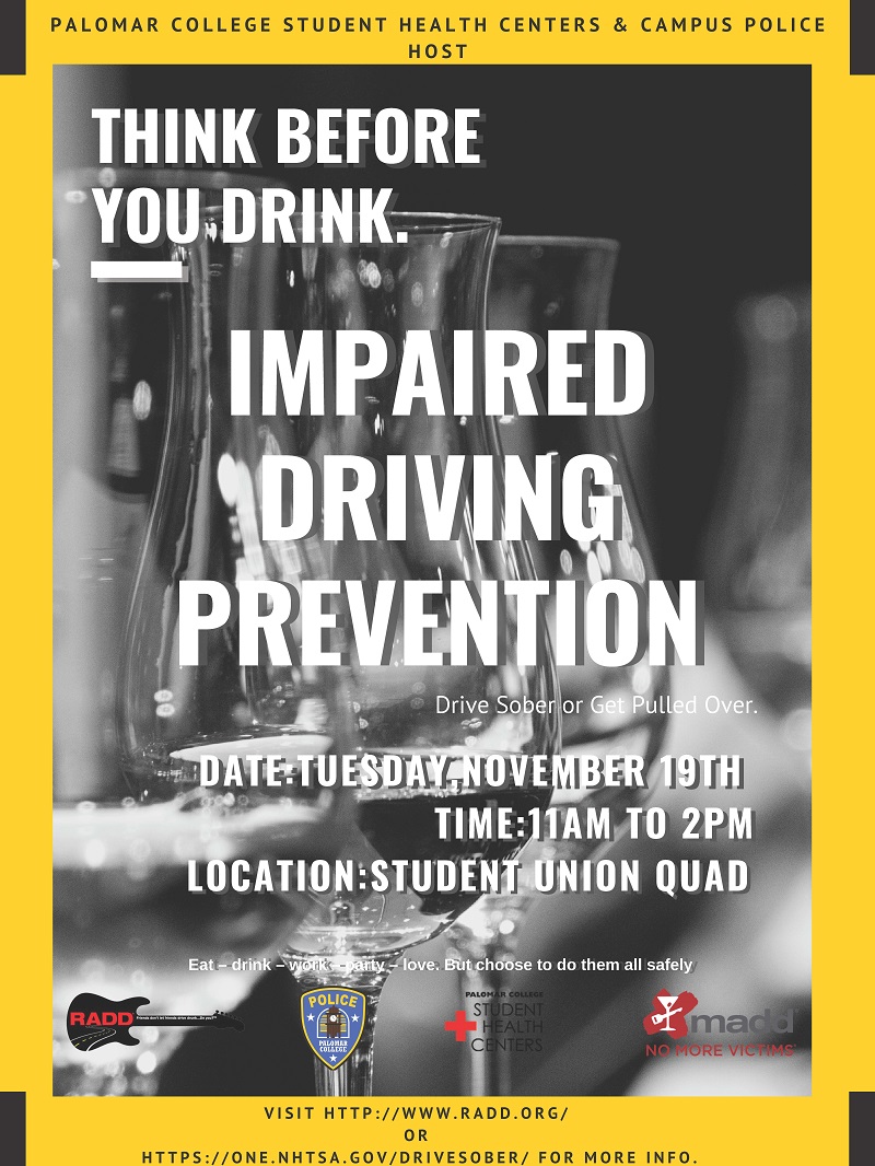 Impaired driving prevention flyer