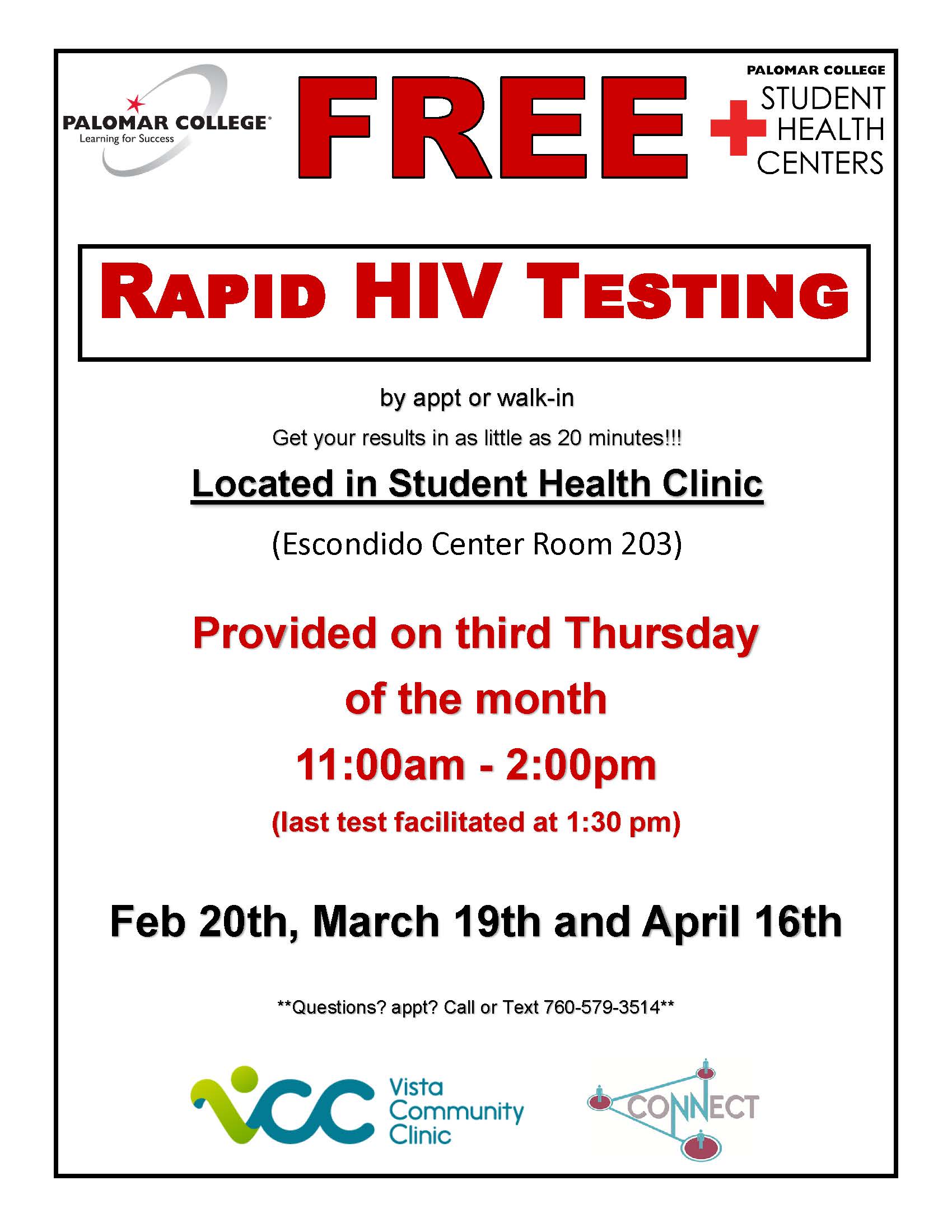 HIV Testing in Esco flyer