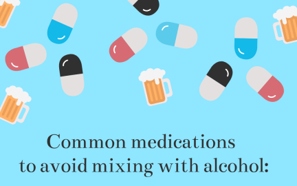 Avoid mixing with alcohol