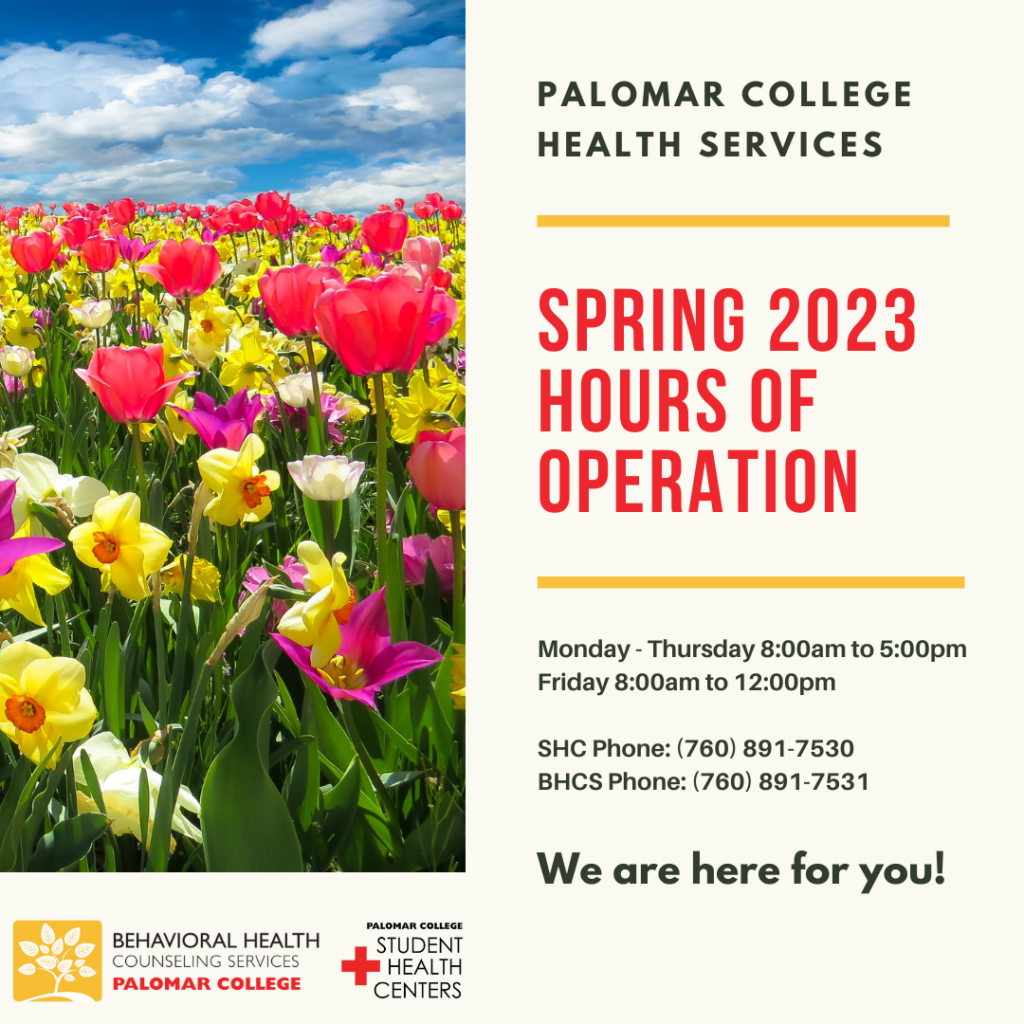Hours of Operation for Spring 2023