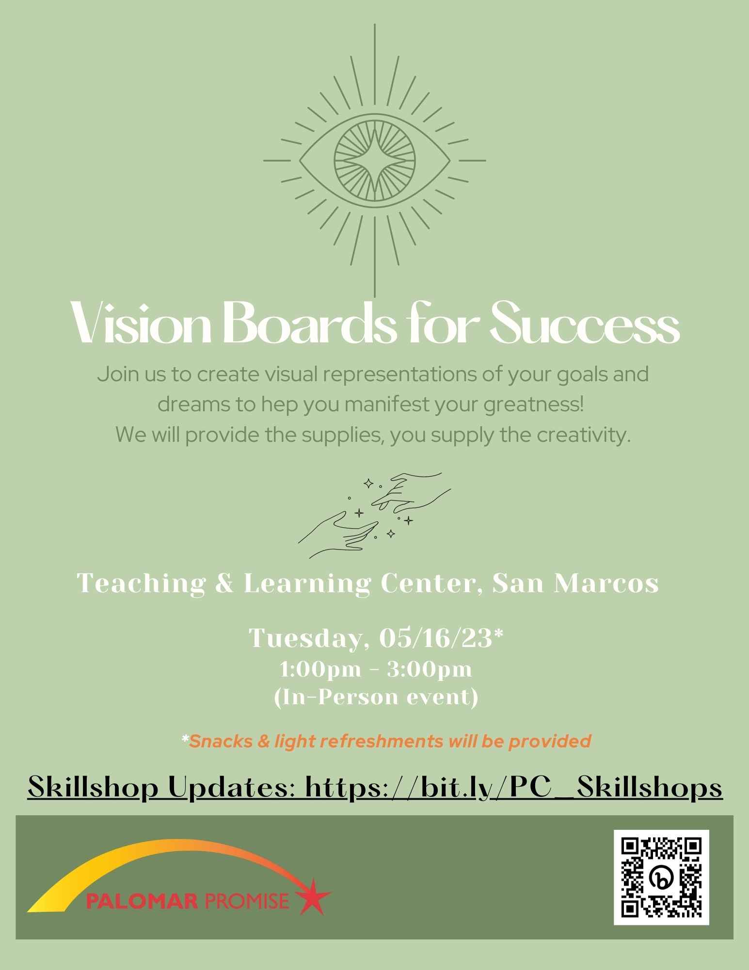 Vision Boards Skillshop flyer