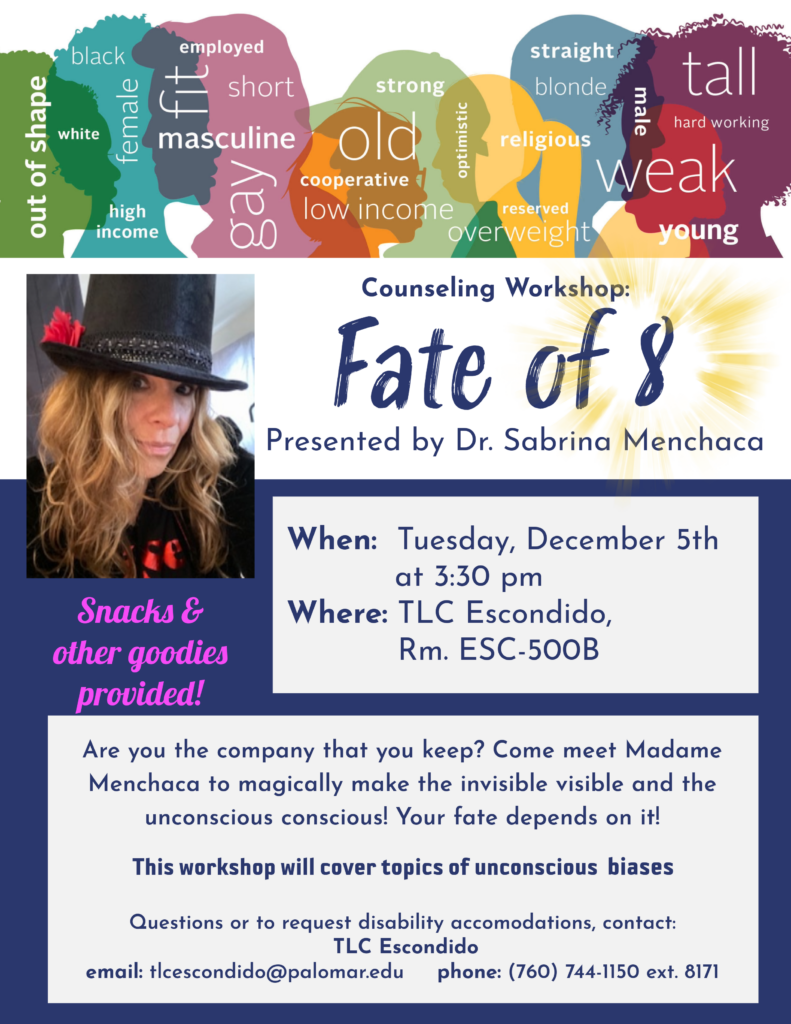 Fate of 8 Workshop-uncovering various forms of unconscious bias