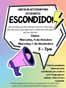 Escondido Flyer - Spanish