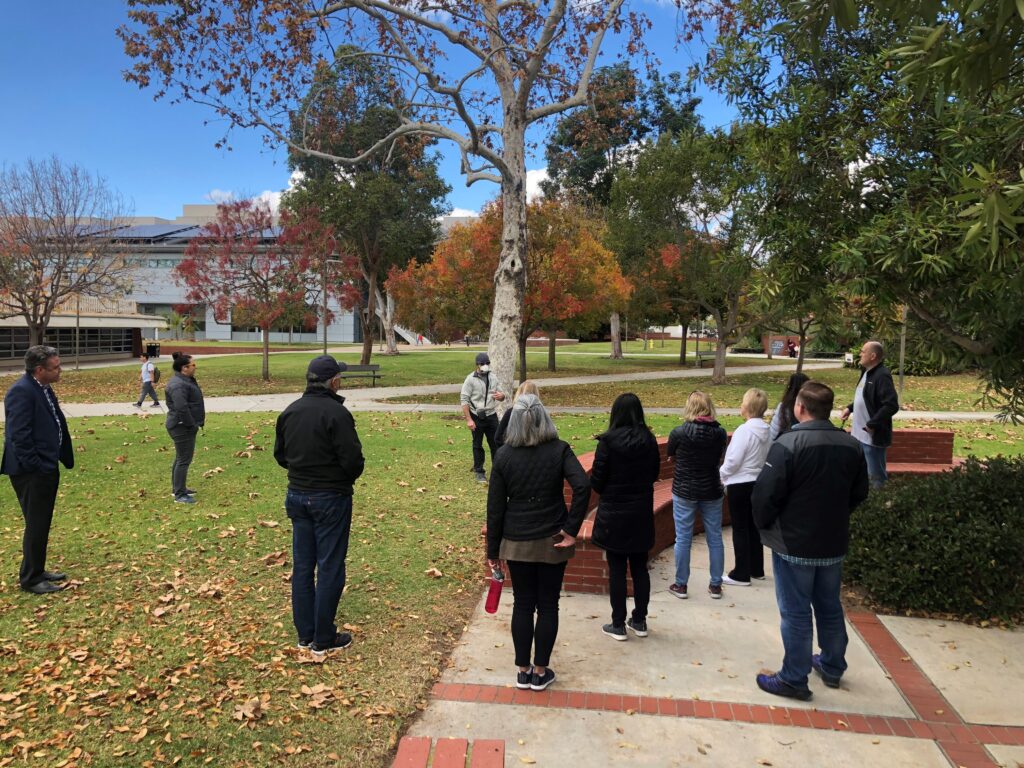 Arboretum walk group