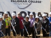 Members of the Palomar College Governing Board, Mark Evilsizer, Paul McNamara, Nina Deerfield, and John Halcón pose with Superintendent Blake and Construction Crew Members with Balfour-Beatty Construction at the Ceremonial Groundbreaking for the North Education Center on Oct. 13. Alexis Metz-Szedlacsek (@skepticully) / The Telescope