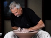 Palomar Alumni Jesse Martin has been spinning pottery for over 30 years, he was invited back on campus to show off his pottery skills at during the student showcase sale April 4, Johnny Jones/The telescope