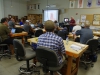 Palomar College Cabinet and Furniture Technology Instructor Greg Wease discusses cabinet design in the CFT105 class on Aug. 24. Joe Dusel /The Telescope