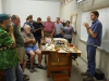 Palomar College Cabinet and Furniture Technology Instructor Chance Coulter demonstrates techniques in the Advanced Veneering class on August 24, 2016. Joe Dusel / The Telescope.