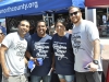 Palomar students Ramiro Marchena, Juan Morales, Tania Andrade and Travis Wilson members of social group Intervarsity welcome new and returning students with information about various groups and clubs around campus Aug. 22. Johnny Jones /The Telescope