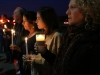 People hold candles during an interfaith candlelight vigil that honored the memory of the victims of San Bernardino massacre. The event was hosted by the Christ Presbyterian Church of Carlsbad, the Jewish Collaborative of San Diego and the the North County Islamic Foundation. Dec. 8, 2015 in Carlsbad. Photo by Lou Roubitchek / The Telescope