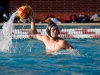 Palomar's Dylan Van Horn (21) throws the ball toward goal during the men's water polo against Grossmont on Sept. 28 at the Wallace Memorial pool. Curry contributed with 5 goals. Palomar defeated Grossmont 15-10. Coleen Burnham/The Telescope