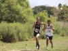 Palomar College sophomore Konner Rose competes with Ian Sanders of Fullteron College towards the finish line in this year’s Palomar College Cross Country Invitational at Guajome Park, Oceanside, Sept. 8 Larie Tobias Chairul / The Telescope.