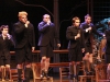 The male cast stand on top of chairs during their performance of "The Bitch of Living" in Spring Awakening Feb 24. Christopher Jones/The Telescope