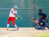 A bottom of the 1st inning RBI single by Moriah Lopez puts the comets up 2-0 against Citrus College in game 1 of the Feb 5. doubleheader at Palomar College Softball Field. Palomar's Katy McJunkin scored on the single. Stephen Davis/The Telescope