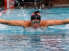 Palomar's Kendyl Mundt swims the 200-yard butterfly during the meet against Grossmont at the Wallace Memorial Pool on April 8. Mundt placed first with a time of 2.29.58. Coleen Burnham/The Telescope.0408416.-7