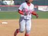 Palomar 3rd basemen Iesha Hill (25) rounds 3rd base after hitting a homerun during the April 13 home game against Southwestern College. Comets won 8-0. Tracy Grassel/The Telescope041316-10