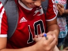 Palomar midfielder Adriana Gutierrez, signs autographs following Saturday's game against the Spartans. The Comets met the Spartans at Minkoff Field on Oct. 28. The final score was 4-1, in favor of the Spartans. Mitchell Hill/The Telescope