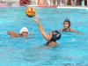 Palomar attacker Jazmin Handorf (6) makes a dry pass in the second quarter of the Sept. 26 game against Southwestern College at Wallace Memorial Pool. Palomar won 19-1. Tracy Grassel/The Telescope