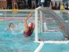 Palomar's Christian Gutierez (16) scores the final goal during the Sept. 26 game against Southwestern College at Wallace Memorial Pool. Gutierez's final goal made the score 19-1 Palomar. Tracy Grassel/The Telescope