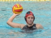 Palomar goalie Jordan Heimback (1) throws the ball to a near by ref after the game ending whistle was blown on Sept. 26. Palomar hosted Southwestern at Wallace Memorial Pool and defeated them 19-1. Tracy Grassel/The Telescope