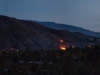 Panorama of the Liberty Fire at the end of the day, Dec 8. consisting of unincorporated Murrieta and French Valley. Savhanna Vargas/ The Telescope