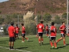 Players warm up before the game against Southwestern college under the direction of Assistant Coach Paulo Espinoza. Sept.26th at Minkoff Field Palomar College.Victroria Bradley/The Telescope