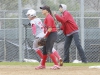 Palomar's Brienna Dunckel (3) rounds third base to score on a 5th inning double by Katy McJunkin (not show) on March 1 at Palomar College Softball Field. The hit gave The Comets' the win over Mt. San Jacinto College with a final score of 9-1. Stephen Davis/The Telescope