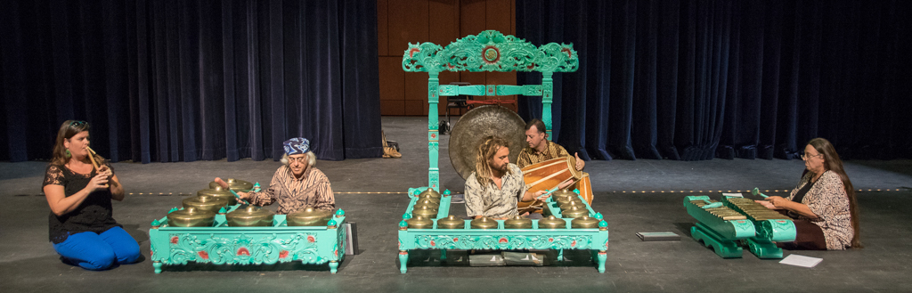 Kembang Sunda, a band led by Palomar professor Amy Hacker, performed traditional and contemporary Sundanese gamelan music from West Java, Indonesia at a concert in the Palomar College Howard Brubeck Theatre on Thursday October 6, 2016. Joe Dusel/The Telescope.8