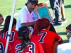 Womens soccer Head Coach Hector Hernandez draws up plays with his team during half-time vs Grossmont. Palomar was defeated 1-5 Oct. 18 on Minkoff Field. Dylan Halstead/The Telescope