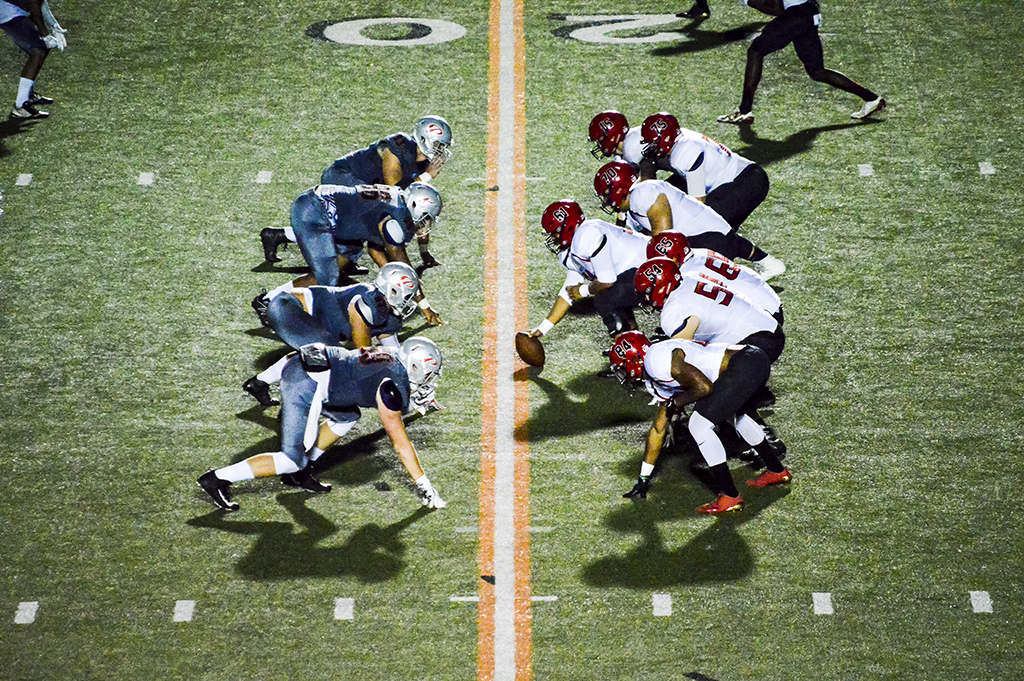 Palomar's Comets head up against Chaffey's Panthers on Saturday night's game Sept. 30. Raffaele Reade/The Telescope