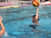 Palomar's Mackenzie Montgomery passes the ball during the women's water polo game against San Diego Miramar on Oct. 11 at the Wallace Memorial Pool. Final score was Comets 12 and Miramar 7. Julie Lykins / The Telescope