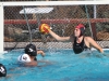 Palomar's Jordann Heimback defends the goal during the game against San Diego Miramar on Oct. 11 at Wallace Memorial Pool. Final score was Palomar 12 and San Diego 7. Julie Lykins / The Telescope