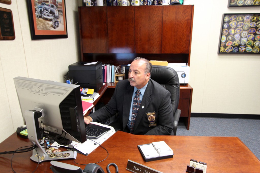 September 16, 2014, Palomar College New Police Chief Mark DiMaggio.