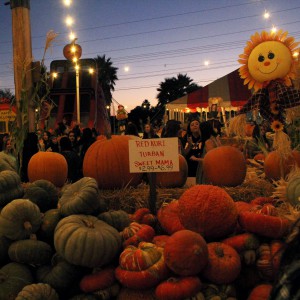 Stu Miller's pumpkin patch is crowded in San Marcos with people ready to purchase items for this years Halloween festivities. -Meredith James