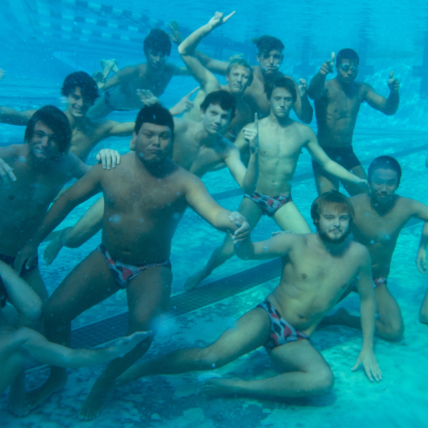 The men's water polo team became PCAC Champions for the 2014 season. Their record was 17-8 heading into the state competition. (Casey Cousins/The Telescope)