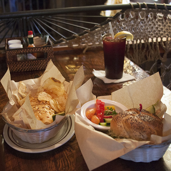Enjoy some sandwiches in the rustic atmosphere of the Yellow Deli. Pictured are the Reuben and Yoga Vista Special (l-r), eaten on April 2 in Vista. Claudia Rodriguez/The Telescope